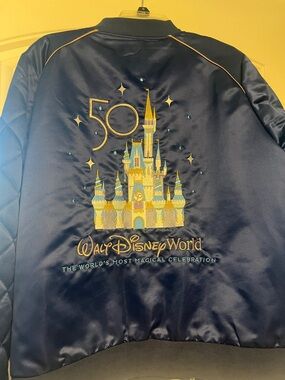 Disney 50th Anniversary Navy  Jacket Size XL